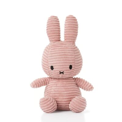 Miffy przytulanka dla malucha Króliczek 33 cm sztruks PINK