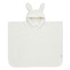 Jollein ponczo kąpielowe z kapturem 65x62 cm Króliczek RABBIT Ivory