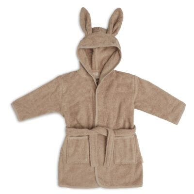 Jollein szlafrok kąpielowy dla dziecięcy z kapturem 3-4 lata Króliczek RABBIT FROTTE Biscuit