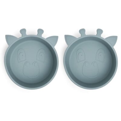 nuuroo miseczki silikonowe dla niemowlaka 2 szt Giraf Lead