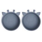 nuuroo miseczki silikonowe dla niemowlaka 2 szt Giraf Bering Sea