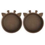 nuuroo silikonowe miseczki głębokie 2 szt GIRAF Acron