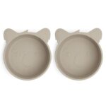 nuuroo miseczki silikonowe dla niemowlaka 2 szt Koala Cobblestone