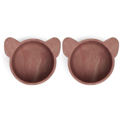 nuuroo silikonowe miseczki na przekąski 2 szt KOALA Rosa Red