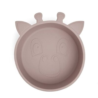 nuuroo silikonowa miseczka głęboka GIRAF Woodrose