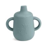 nuuroo silikonowy kubek niekapek z ustnikiem Giraf & Koala Lead