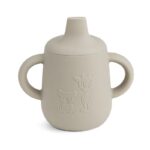 nuuroo silikonowy kubek niekapek z ustnikiem Giraf & Koala Cobblestone