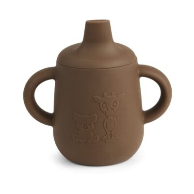 nuuroo silikonowy kubek niekapek z ustnikiem Giraf & Koala Acorn