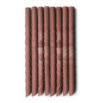 nuuroo - słomki silikonowe zestaw rodzinny 8 PACK ADA Rosa Red