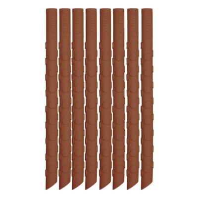 nuuroo słomki silikonowe zestaw rodzinny 8 szt ADA Caramel Cafe