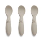 nuuroo łyżeczki silikonowe dla niemowlaka 3 szt Cobblestone