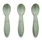 nuuroo łyżeczki silikonowe dla niemowlaka 3 szt Light Green
