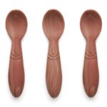 nuuroo łyżeczki silikonowe dla niemowlaka 3 szt Rosa Red