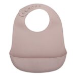 nuuroo śliniak silikonowy z kieszonką dla niemowlaka Woodrose