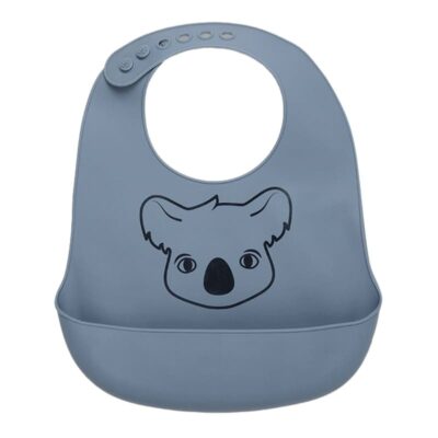 nuuroo śliniak silikonowy z kieszonką dla niemowlaka KOALA Bering Sea