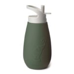 nuuroo silikonowy bidon ze słomką dla niemowlaka PAX Dusty Green poj 350 ml