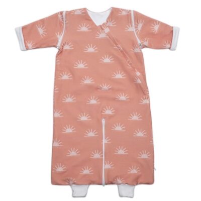 Wielofunkcyjny śpioszko-śpiworek 2w1 dla noworodka z nogawkami i odpinanymi rękawkami – MAGIC FEET