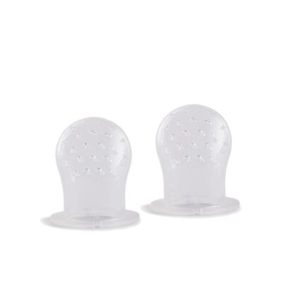 Hi Little One koszyczki silikonowe do gryzaków 2 szt roz L muumee