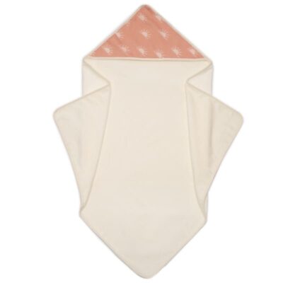 Hi Little One okrycie kąpielowe dla noworodka z kapturem BAMBOO SUN muumee