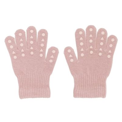 GoBabyGo antypoślizgowe rękawiczki dla dzieci ułatwiające chwytanie Dusty Rose 12 m+