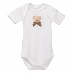 Organiczne body - Lait Baby Organic Body Short Sleeve Cubby the Teddy 6 m+