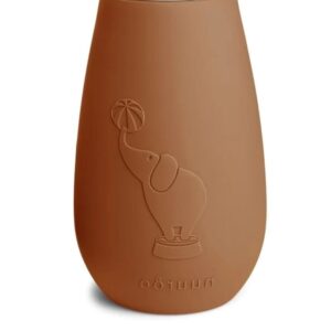 wygodny do picia silikonowy bidon ze słomką dla niemowlaka