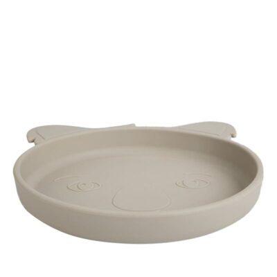 Duży obiadowy talerz silikonowy dla dziecka