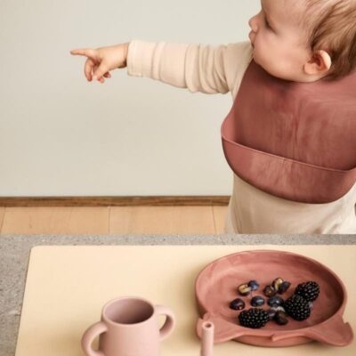 nuuroo-silikonowy-talerzyk-obiadowy-duzy-koala-rosa-red Duży obiadowy talerz silikonowy dla dziecka