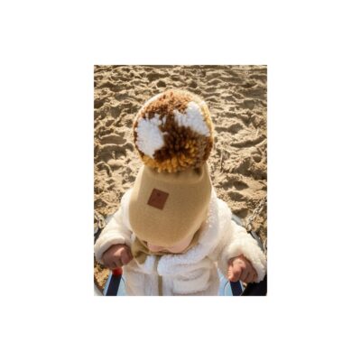 hi-little-one-czapka-zimowa-niemowleca-alpaca-boho-mustard-m-pom-pom