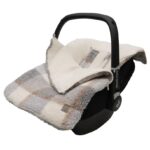 Jollein ciepły śpiworek do wózka i fotelika CHECK BOUCLE