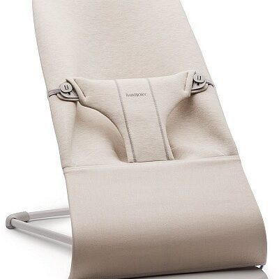 BABYBJORN - leżaczek BLISS 3D Jersey - Jasny Beż