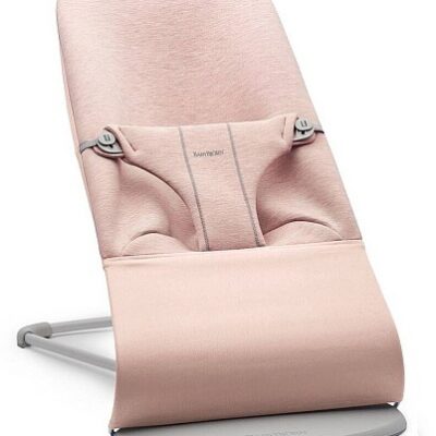 BABYBJORN - leżaczek BLISS 3D Jersey - Jasny Róż