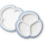 BABYBJORN - zestaw talerzy - Powder Blue