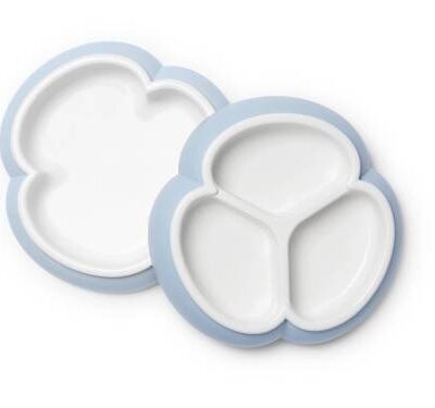 BABYBJORN - zestaw talerzy - Powder Blue
