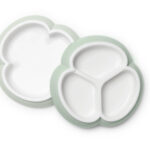 BABYBJORN - zestaw talerzy - Powder Green