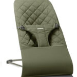 BABYBJORN - leżaczek BLISS Woven, Ciemnozielony