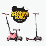 Hulajnoga dla dziecka od 12 m-ca smarTrike 4w1 Xtend Scooter + Ride-on - Salmon Pink