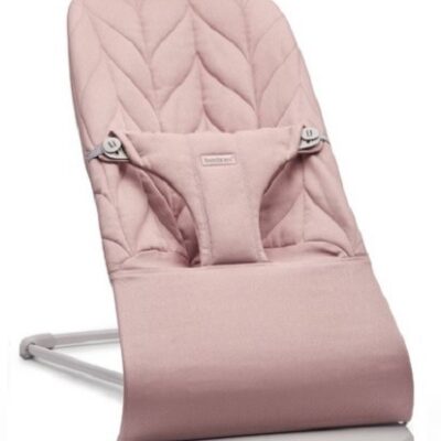 BABYBJORN - leżaczek BLISS Woven, Petal Quilt, Zgaszony róż