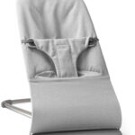 BABYBJORN - leżaczek BLISS WOVEN - Jasny szary melanż