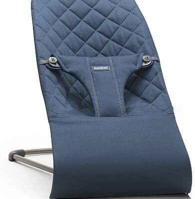 BABYBJORN - leżaczek BLISS Woven - Granatowy