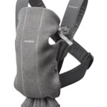 BABYBJORN MINI 3D Jersey – nosidełko, Ciemny Szary