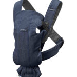 BABYBJORN MINI 3D Mesh – nosidełko, Ciemny Niebieski