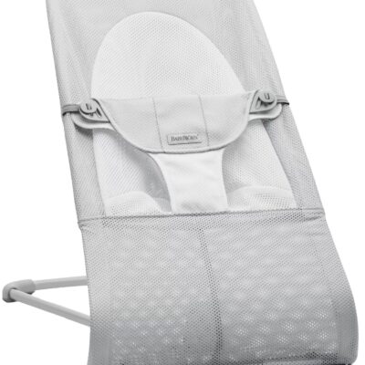 BABYBJORN - leżaczek BALANCE SOFT MESH - Szary/Biały