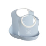 BABYBJORN - zestaw śliniaków mały/duży - Powder Blue