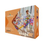 Cleverclixx - Klocki magnetyczne Large Race Track Pastel - 80 el.