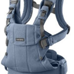 BABYBJORN - nosidełko Harmony, Woven Niebieski melanż