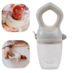 HiLittleOne gryzaki do podawania owoców -pokarmuGREYmuumee