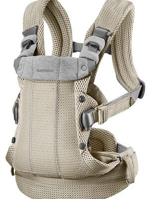 BABYBJORN - nosidełko Harmony 3D Mesh, Szary Beż