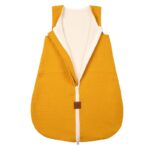 Śpiworek muślinowy dla noworodka TOG 1.0 - Hi Little One | Mustard | rozmiar S