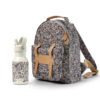 Elodie Details - Plecak BackPack MINI - Blue Garden + Bidon na wodę - Blue Garden - ZESTAW